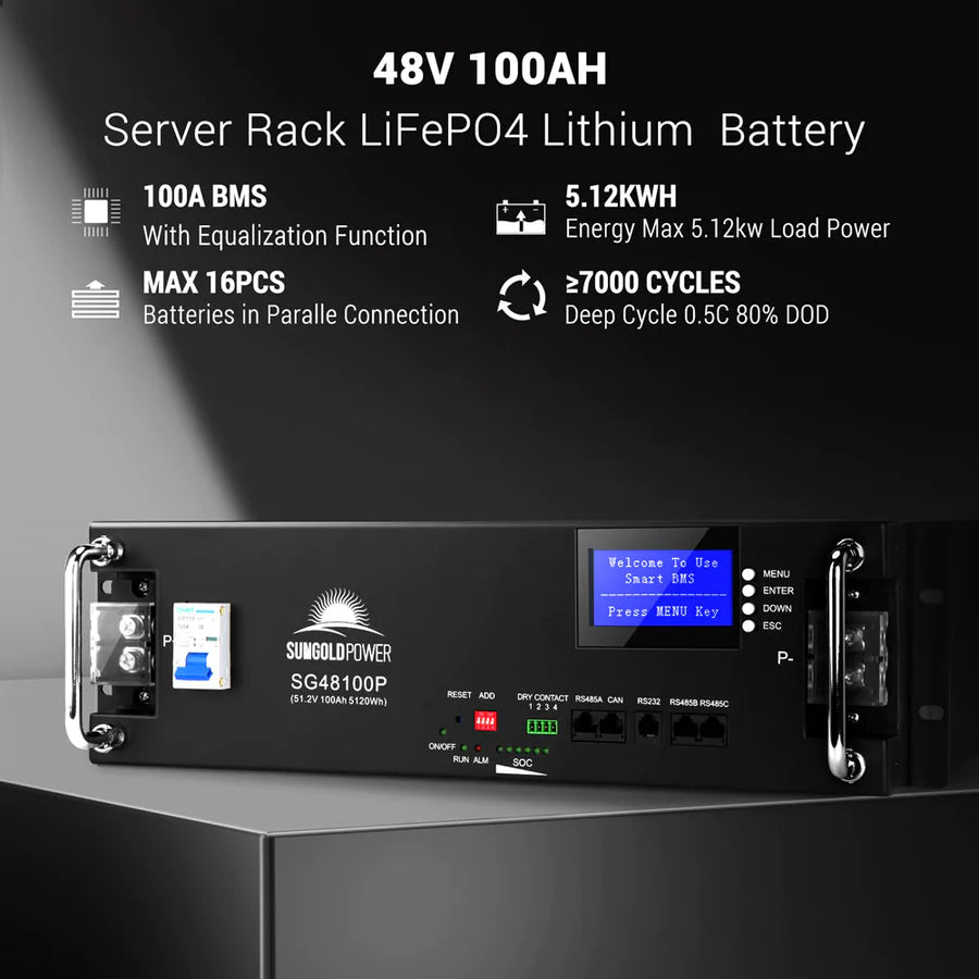 6500W All In One Inverter And 5000W SOK Server Rack Battery Package [L