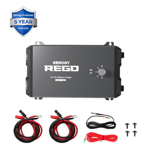 REGO 12V 60A DC-DC Battery Charger w/ Renogy ONE Core - RCB1260DO-100506PR-Core-US