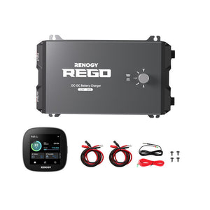 REGO 12V 60A DC-DC Battery Charger w/ Renogy ONE Core - RCB1260DO-100506PR-Core-US