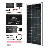 Renogy RV 100W 12V Solar RV Kit - RKIT100RT-D30D1