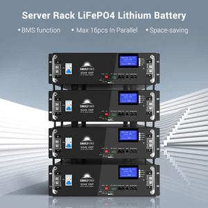 SunGold Power Off-Grid Server Rack 10000W 48VDC 120V/240V LifePO4 20.48KWH Lithium Battery 12 X 450 Watts Solar Panels SGR- 10K2M