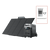 EcoFlow DELTA Pro Portable Solar Generator Kit + 400W Portable Solar Panel + Transfer Switch